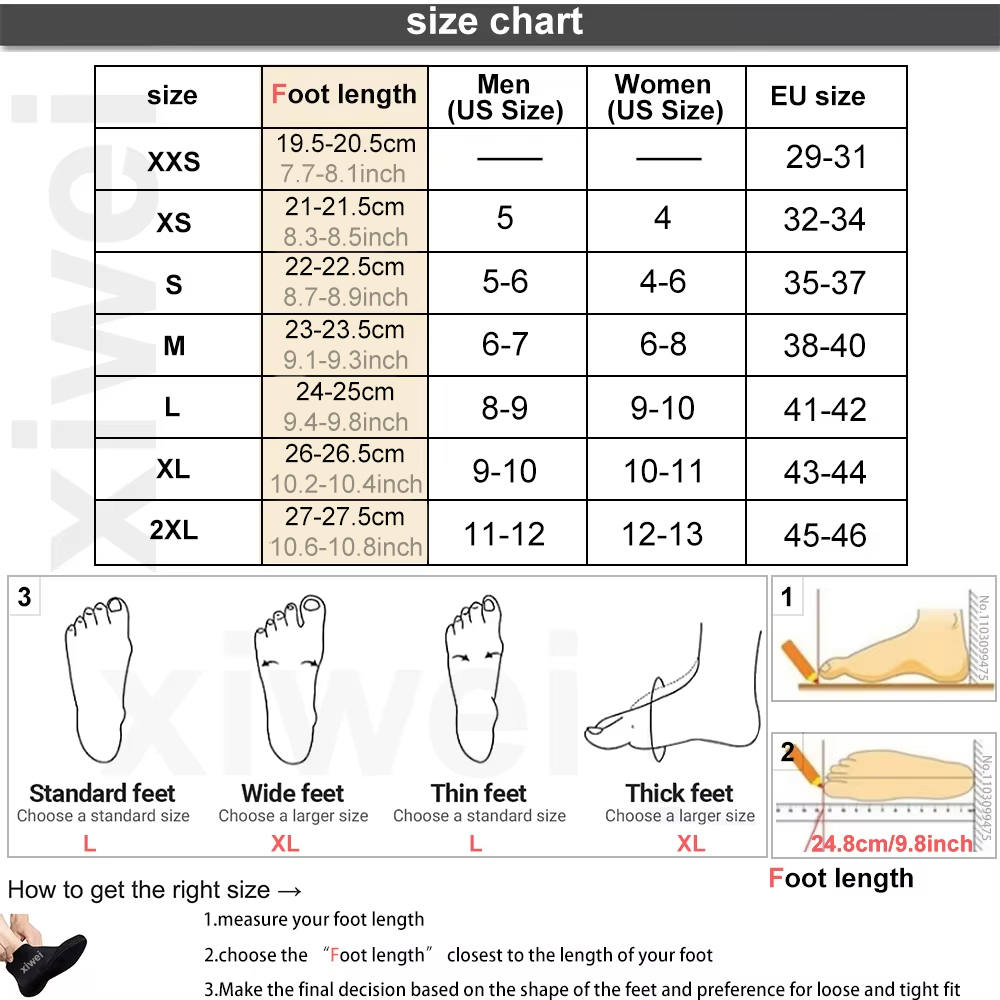5mm Neoprene Socks 3mm Wetsuit - Snorkel Dry Top review and price
