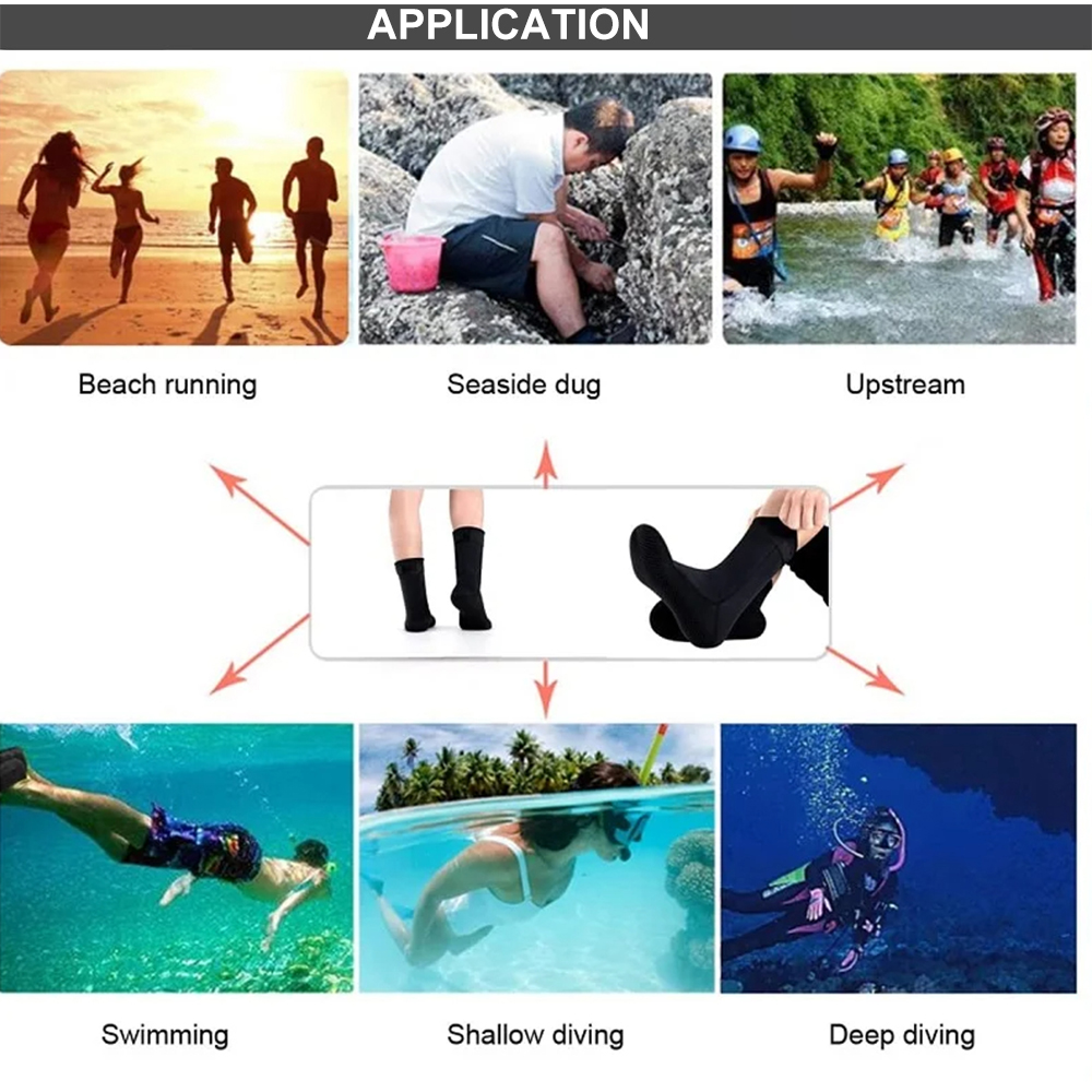 5mm Neoprene Socks 3mm Wetsuit - Snorkel Dry Top review and price
